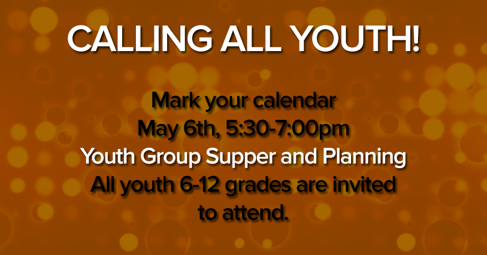 Youth Group Supper and Planning